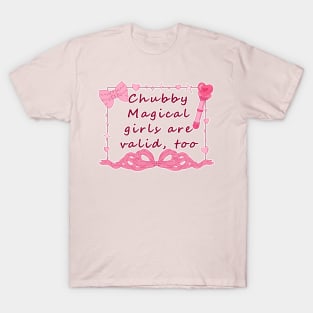 Chubby Magical Girls - Pink T-Shirt